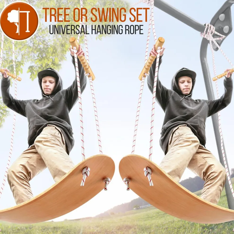 Tree Swing Kit, Relaxing Fun, Composite Seat, Adjustable Height