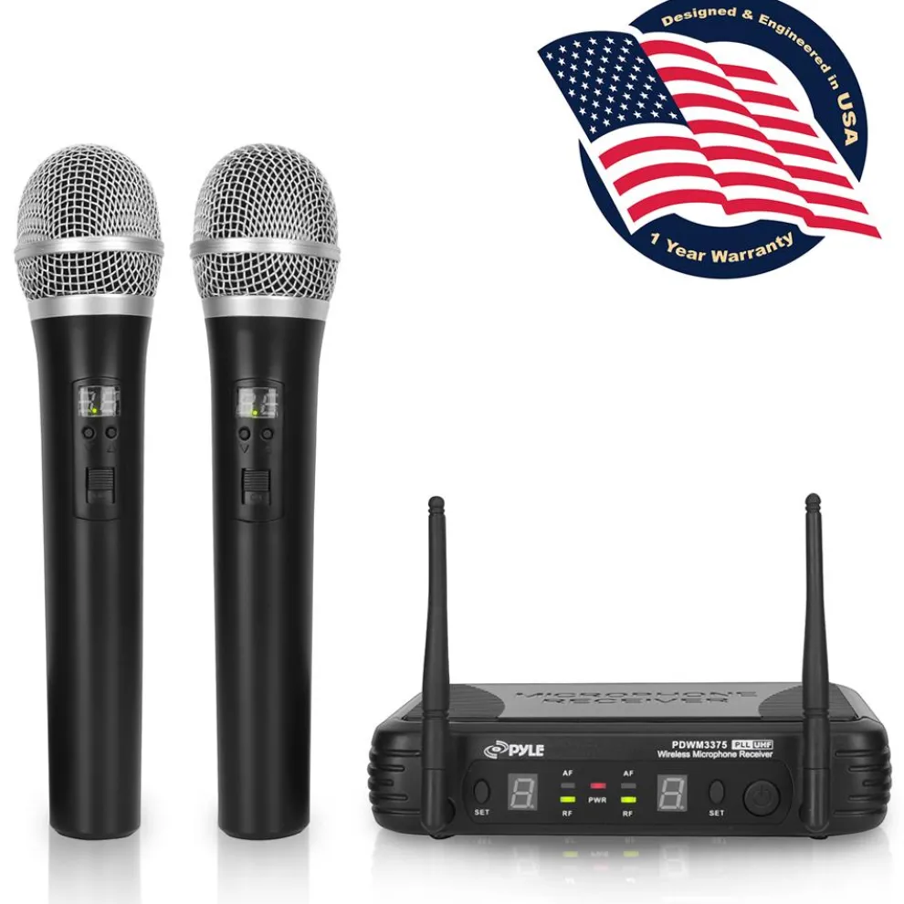 Uhf Wireless Microphone System Kit