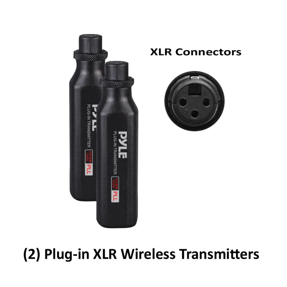 UHF Wireless Microphone System 164ft Range 16 Channels Rack Mountable