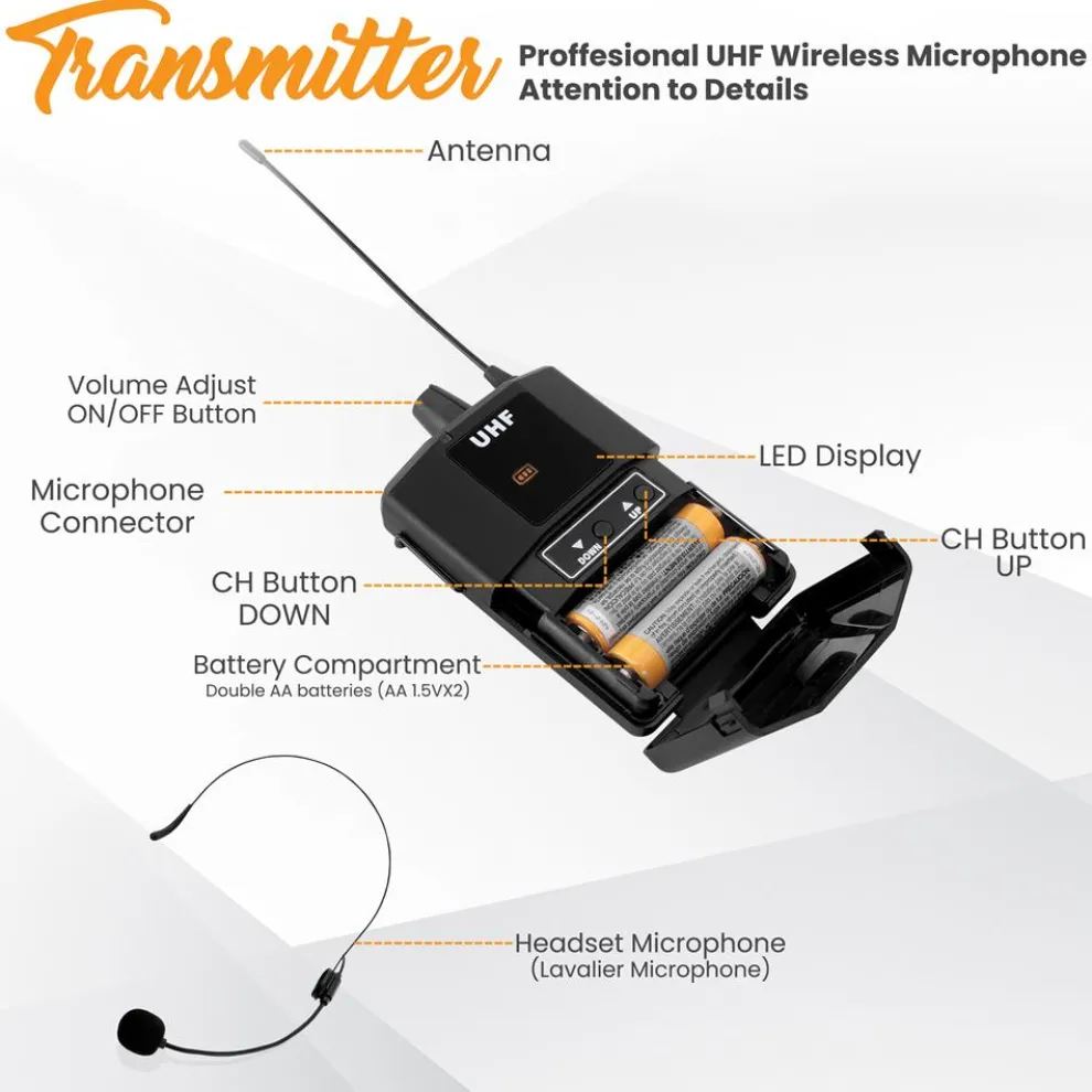 Universal Uhf Wireless Microphone