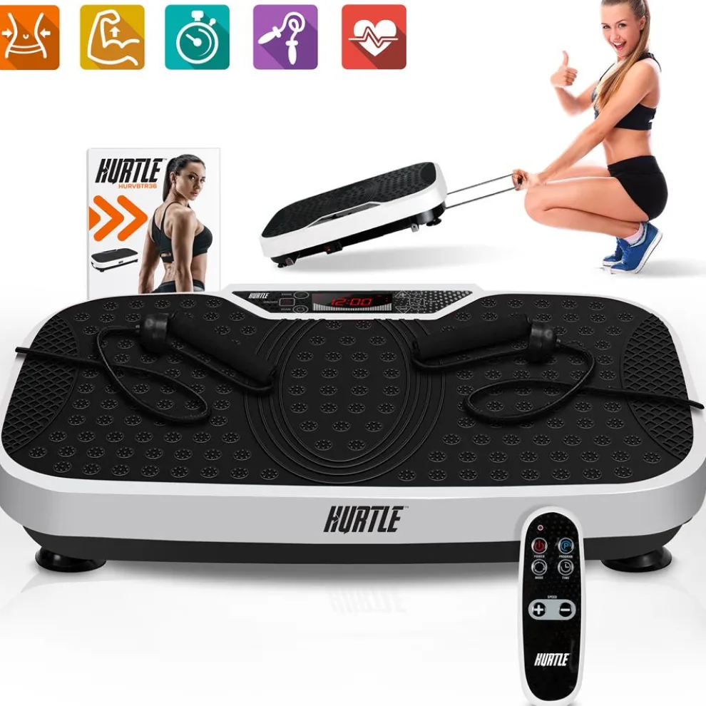 Vibration Platform Machine for Fast Weight Loss, Adjustable Speed, Portable