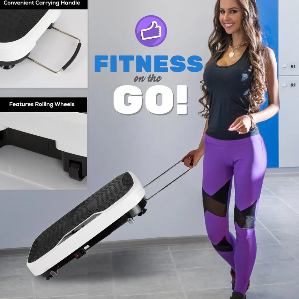 Vibration Platform Machine for Fast Weight Loss, Adjustable Speed, Portable