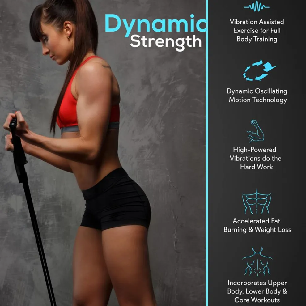 Vibration Platform Machine for Fast Weight Loss, Adjustable Speed, Portable