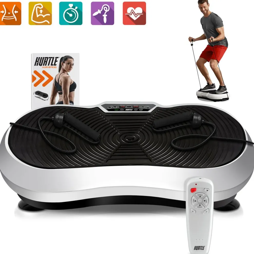 Vibration Platform for Weight Loss, 20 Speeds, ABS, Includes Remote