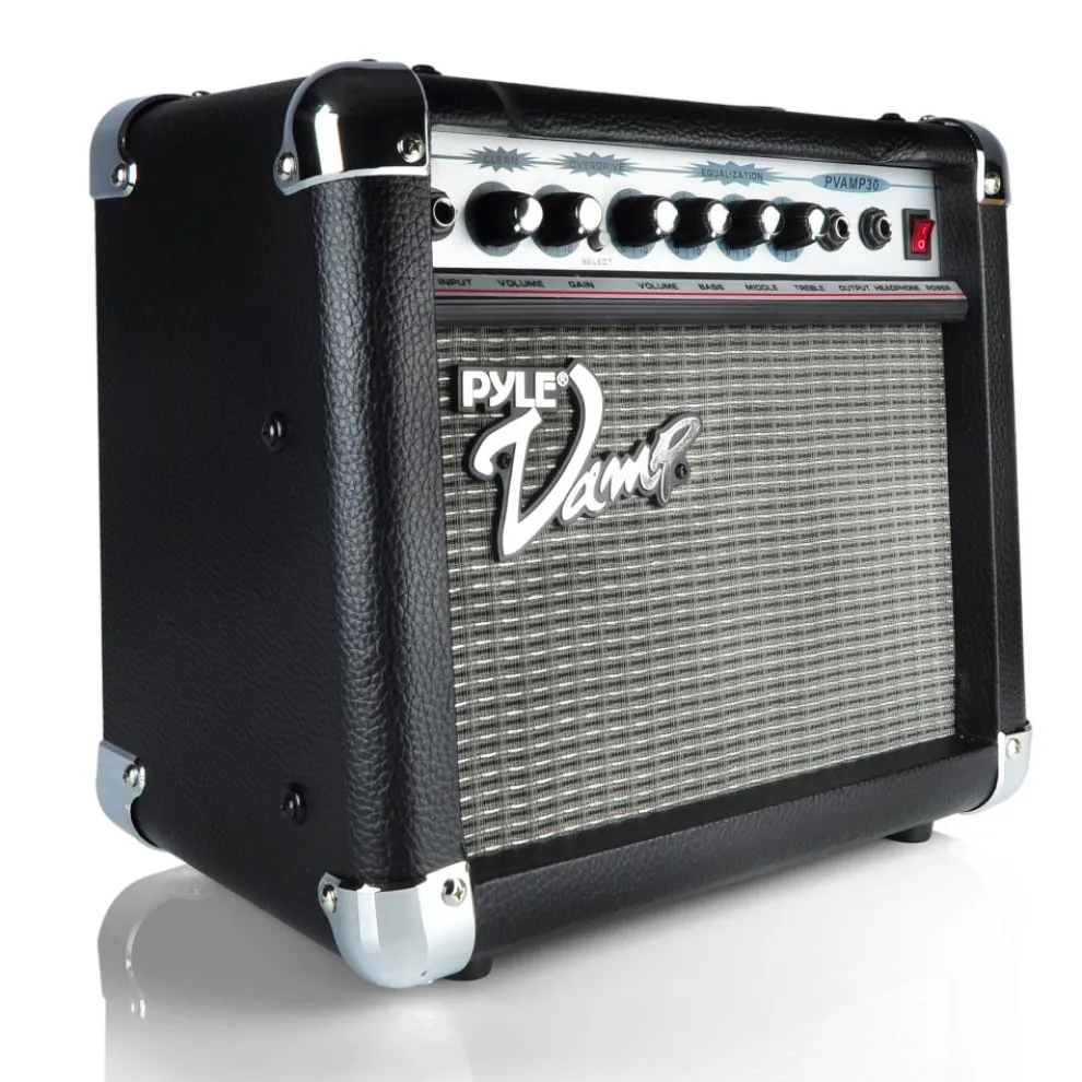 30W Amplifier, Crunchy Sound, 3-Band EQ, Overdrive, 6" Speaker