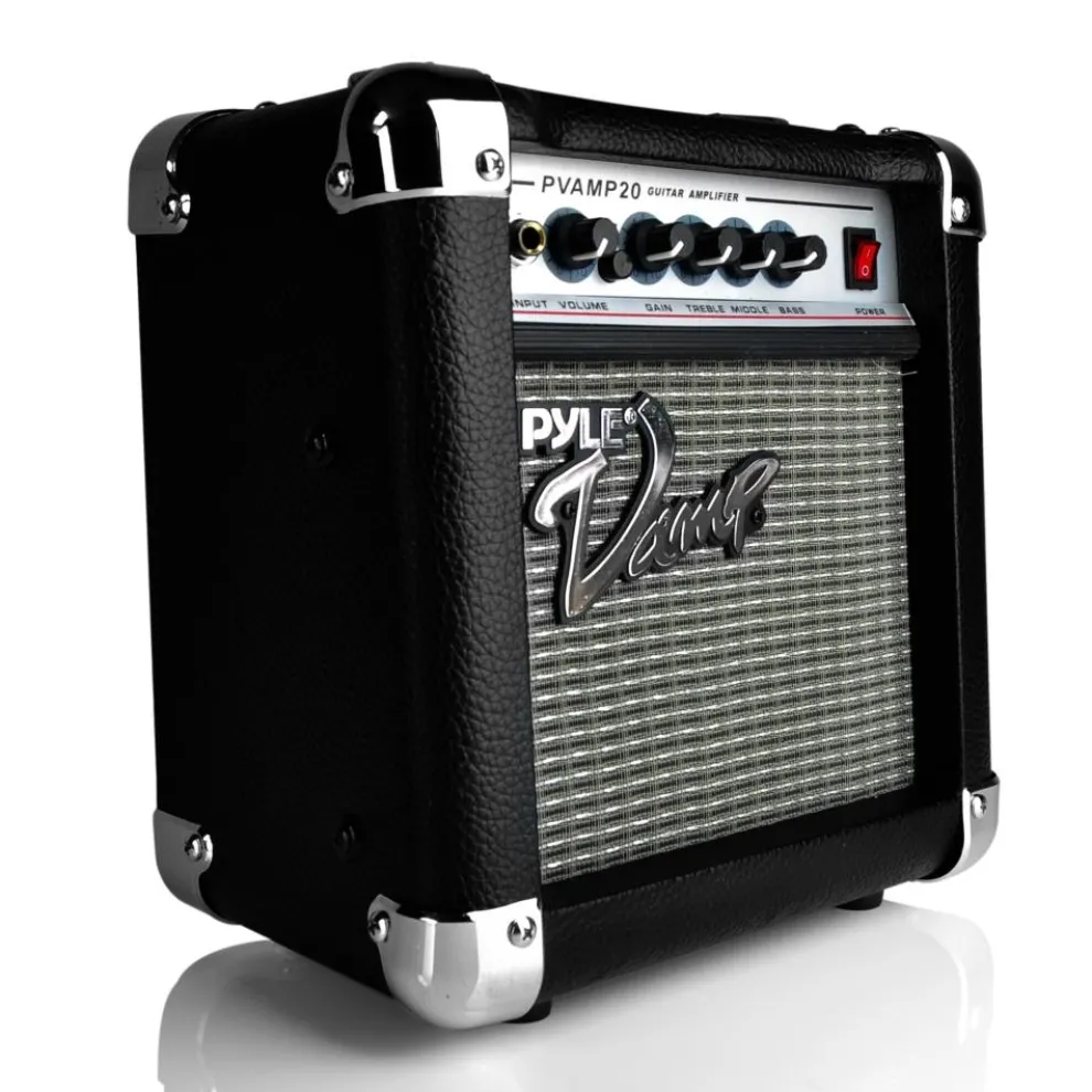 20W Guitar Amplifier, Crunchy Sound, 3-Band EQ, 6" Speaker