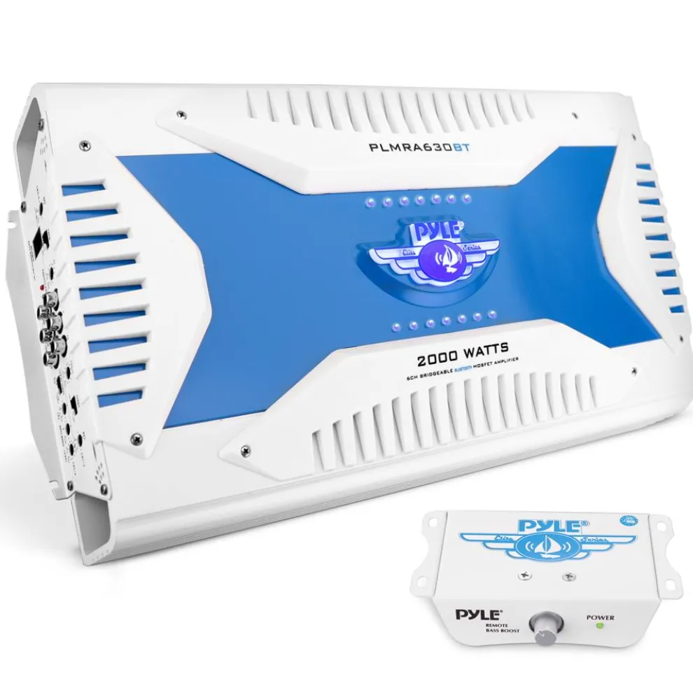 Waterproof Bluetooth Marine Amplifier 2000W 6-Channel MOSFET