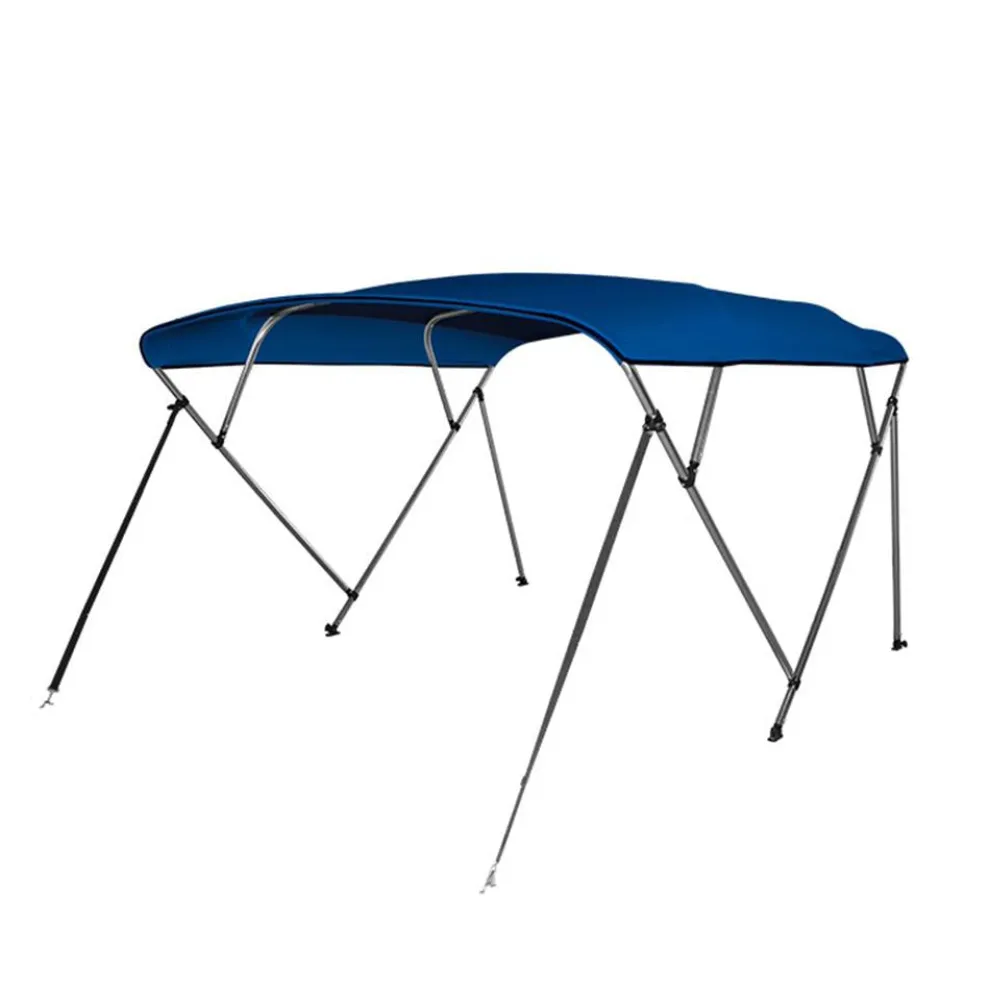 Waterproof Boat Bimini Top - Sun Shade, 600D Canvas, Royal Blue