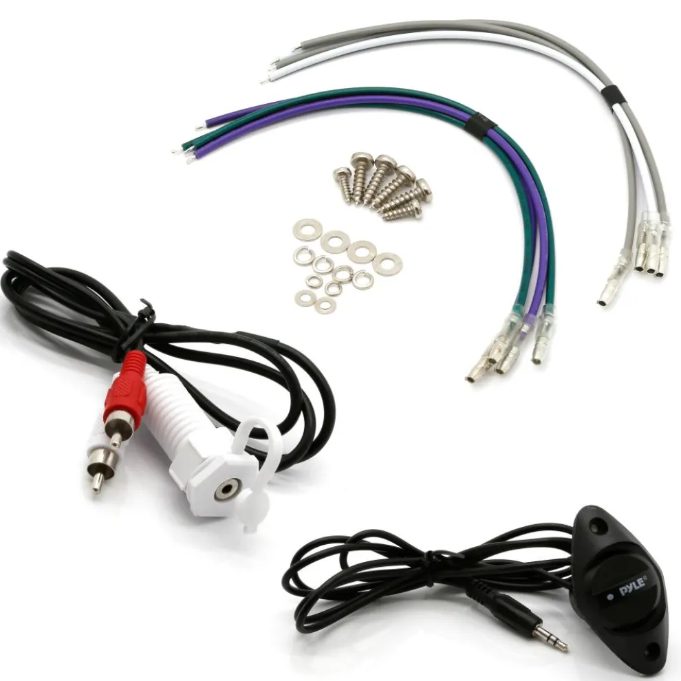 Waterproof 4-Channel Bluetooth Marine Amplifier Kit
