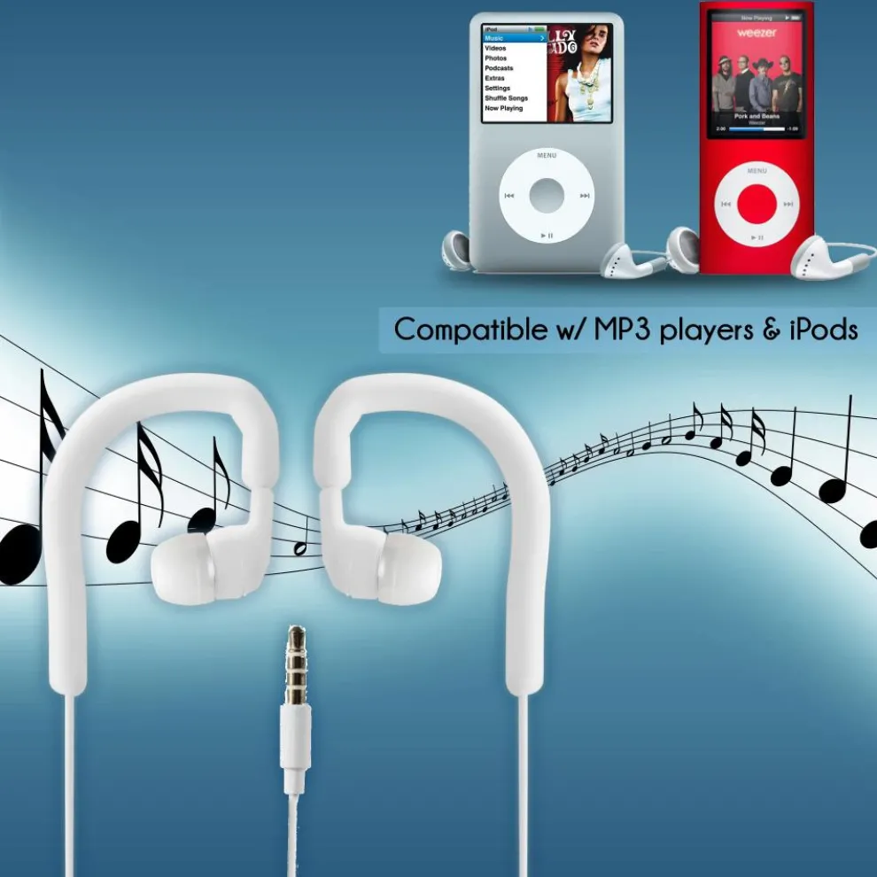 Waterproof Ear Headphones for Swimming - IP7 Marine Grade, Ergonomic Design