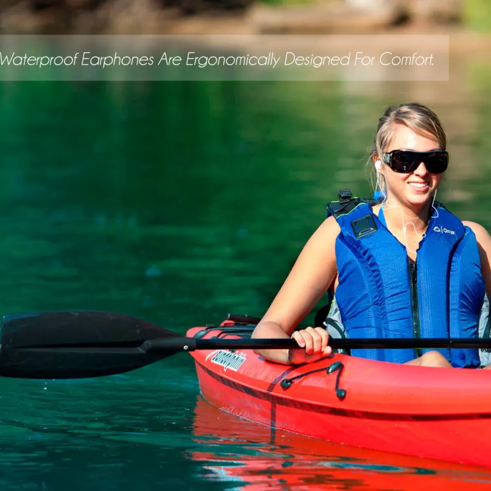 Waterproof Ear Headphones for Swimming - IP7 Marine Grade, Ergonomic Design