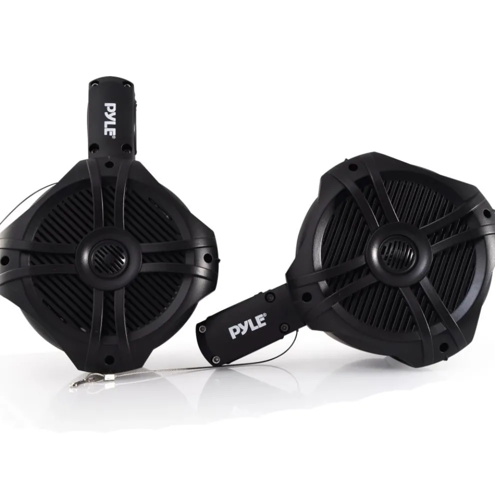 Waterproof Marine Speakers 200W LED Lights 6.5