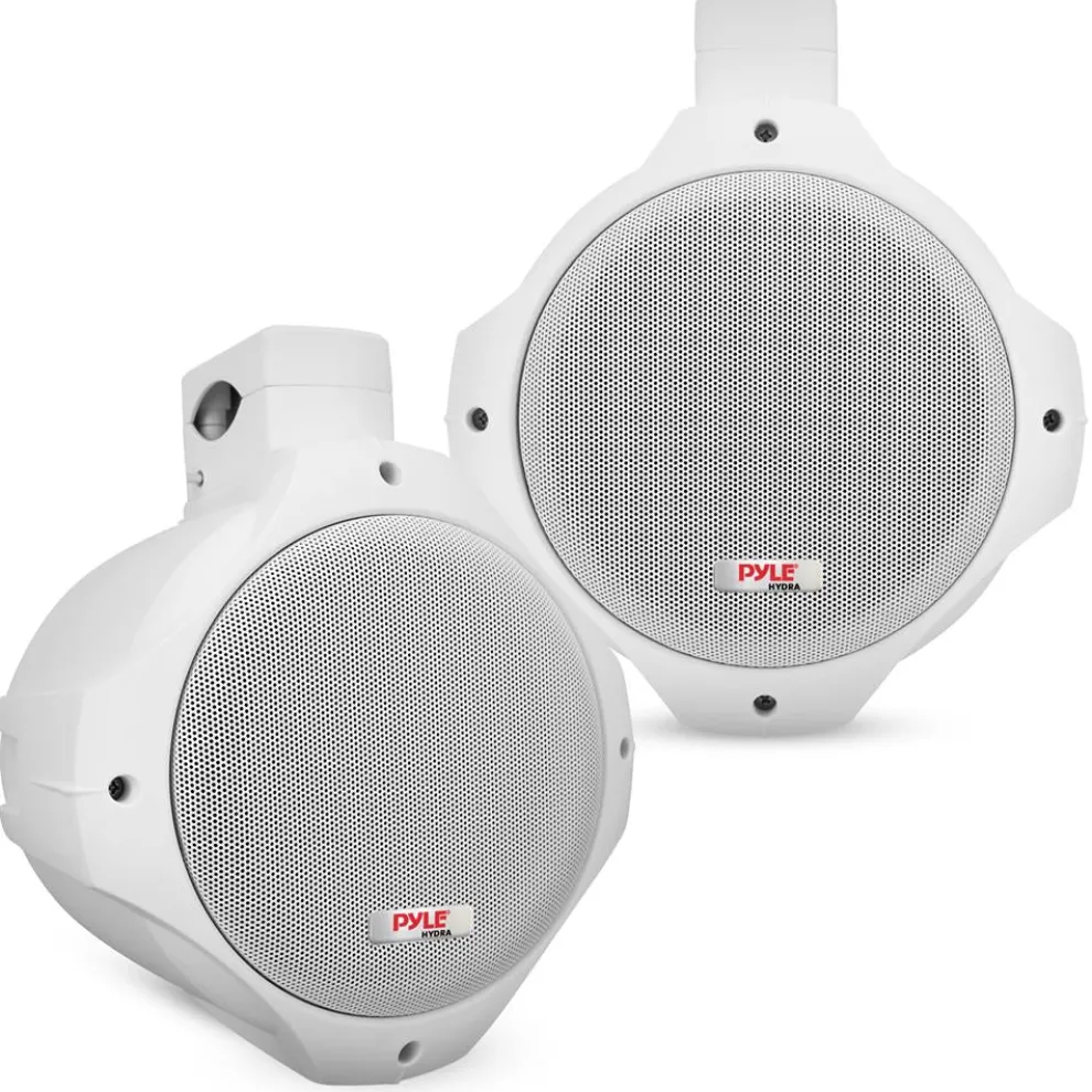 Waterproof Marine Speakers 200W ABS Construction White