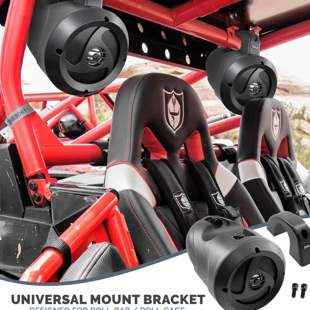 Waterproof Off-Road Speakers 900W Marine Grade 4