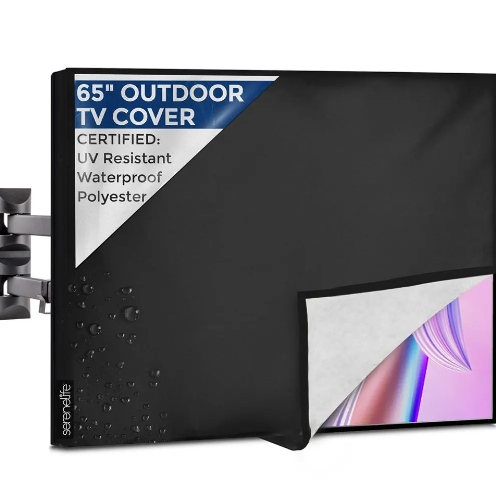 Waterproof TV Cover 60-70" - Weatherproof, Dustproof, Remote Pocket