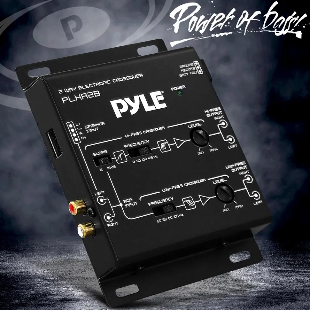 2-Way Audio Crossover Network - Enhanced Sound - Independent Output Control