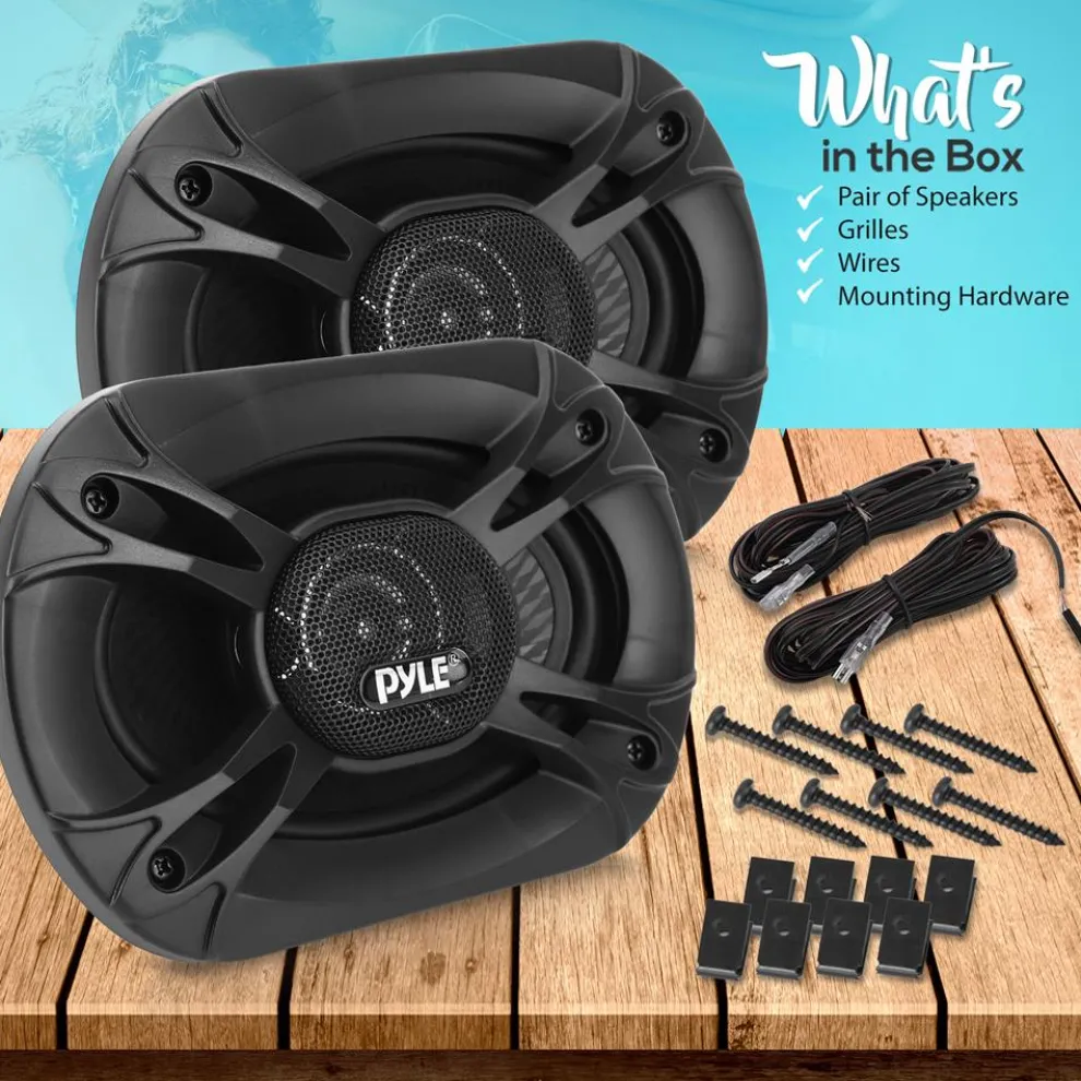 3-Way Car Stereo Speakers 400W Low Distortion 6