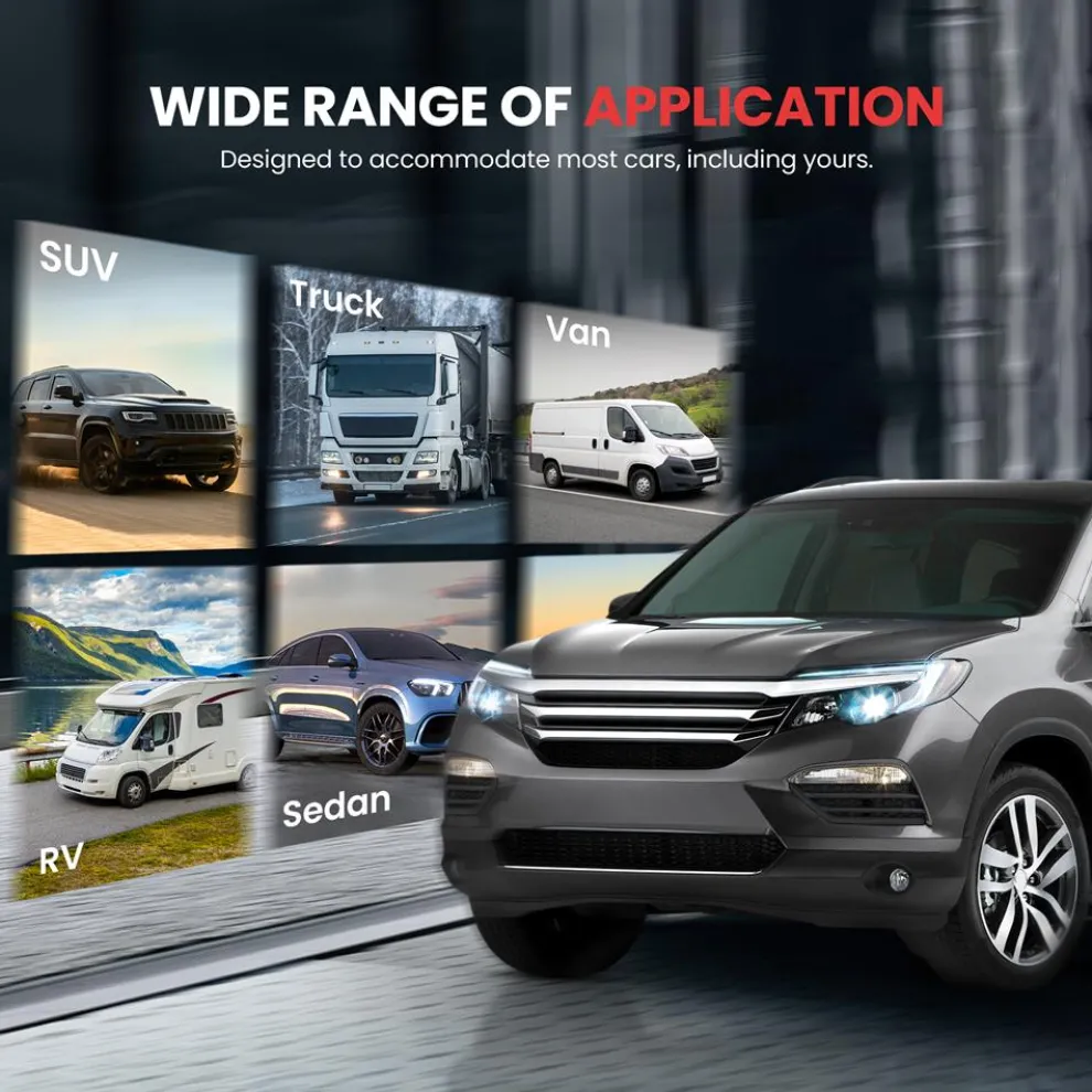 3-Way Car Stereo Speakers 300W Low Distortion Triaxial Black