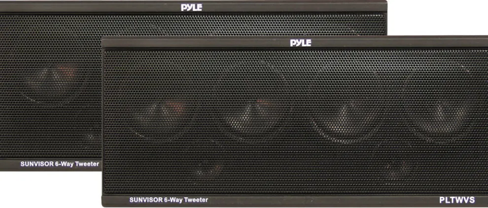 6-Way Car Stereo Speakers 200W High Power Sunvisor Mount System