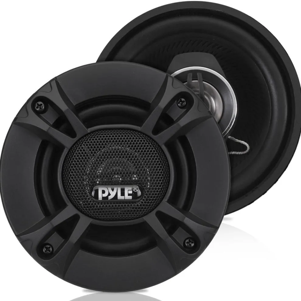 2-Way Car Stereo Speakers 240W Coaxial Low Distortion Black