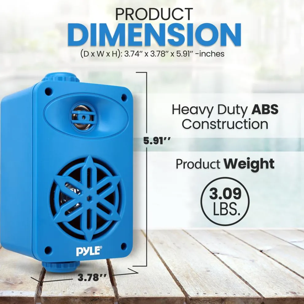 2-Way Indoor/Outdoor Speaker System