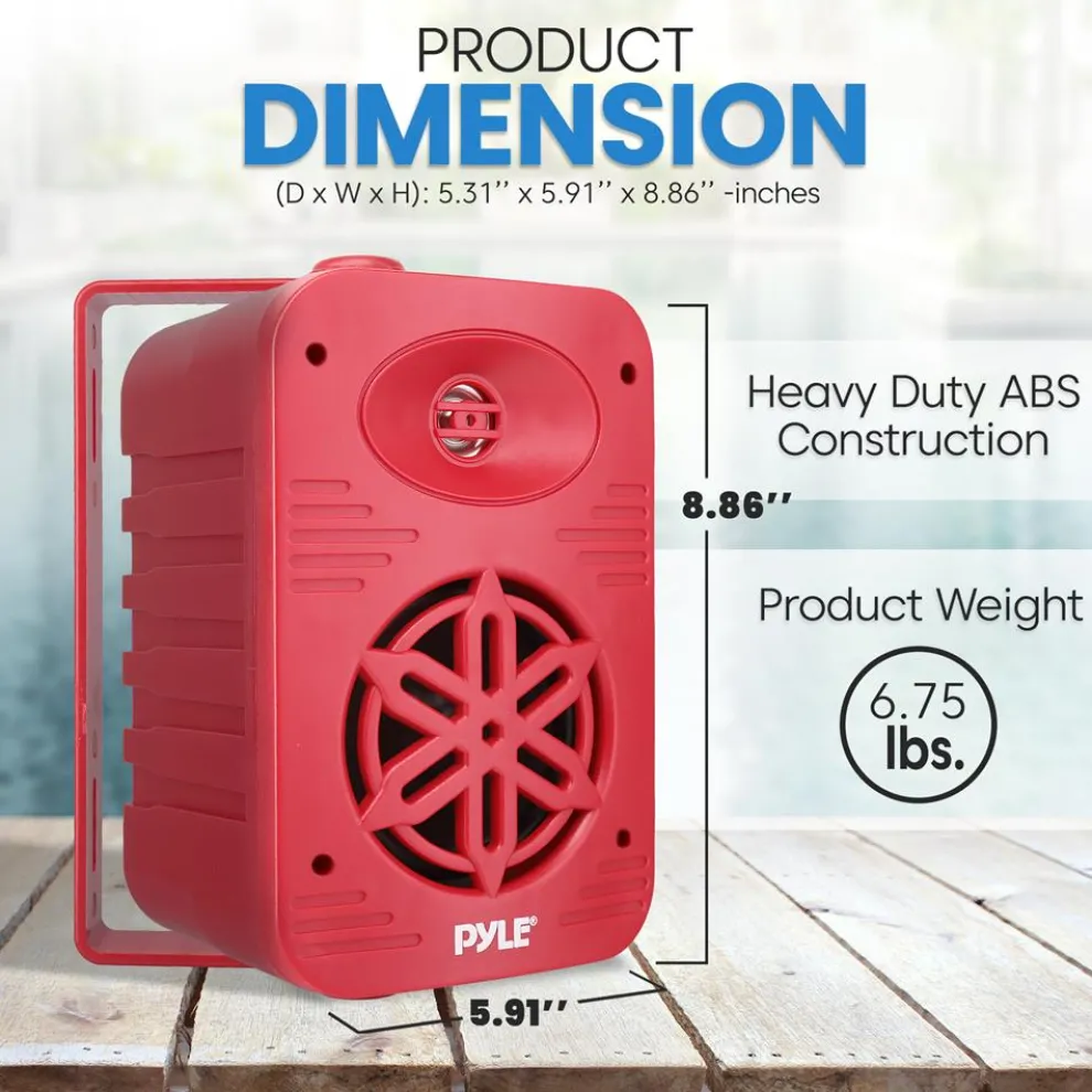 2-Way Indoor/Outdoor Speaker System