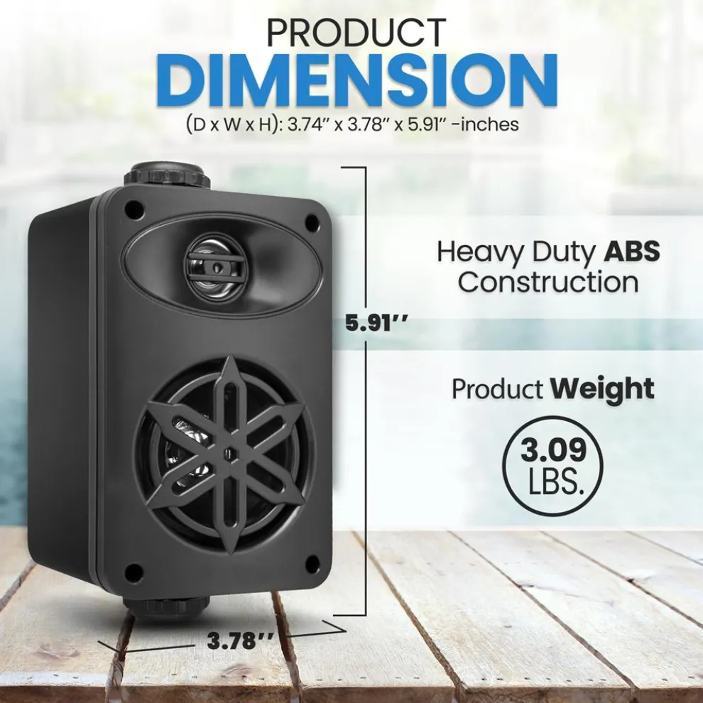 2-Way Indoor/Outdoor Speaker System