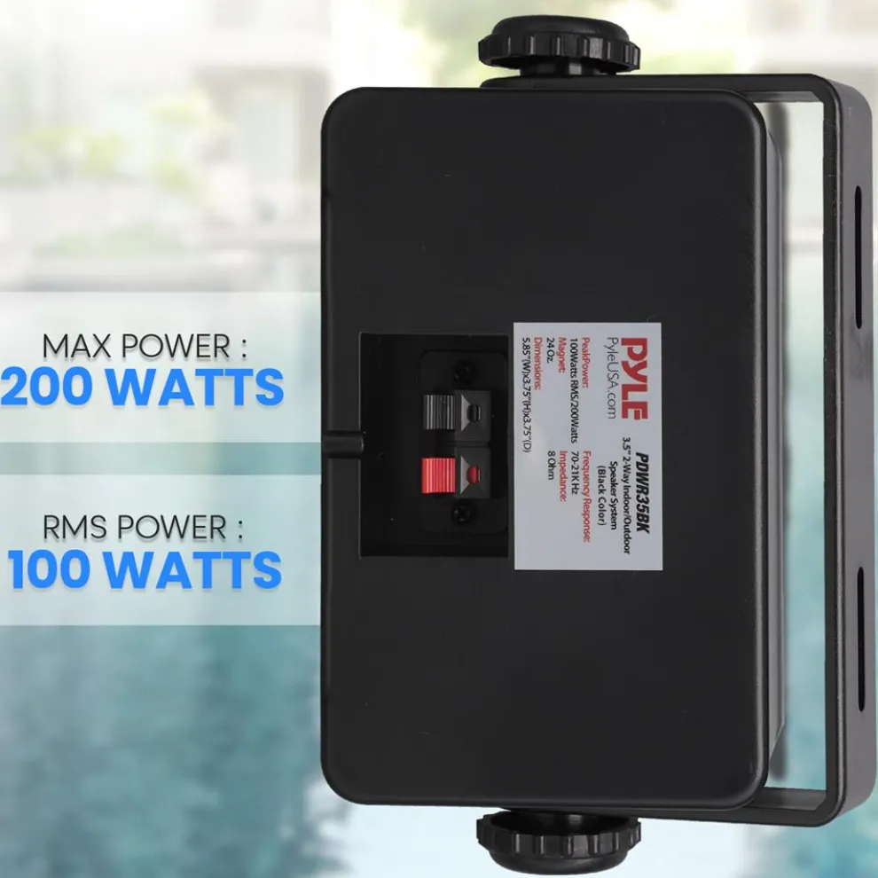 2-Way Indoor/Outdoor Speaker System