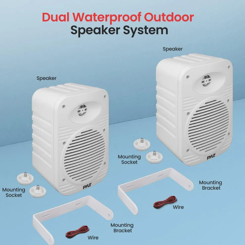2-Way Indoor/Outdoor Speaker System