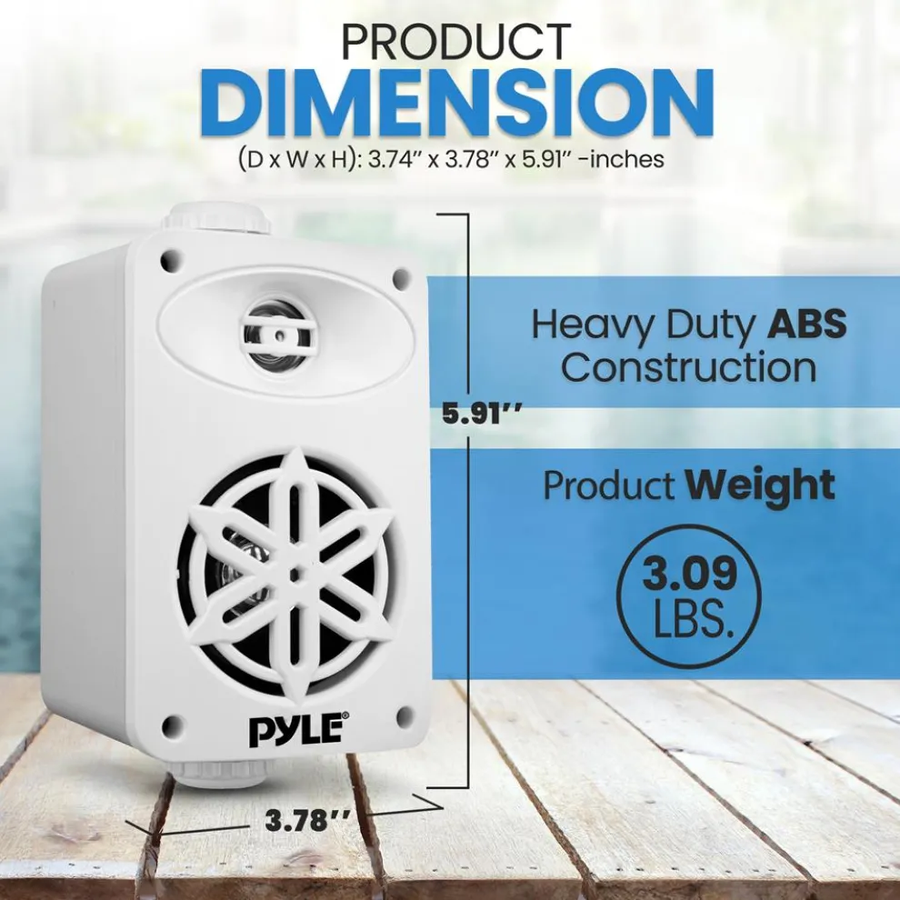 2-Way Indoor/Outdoor Speaker System