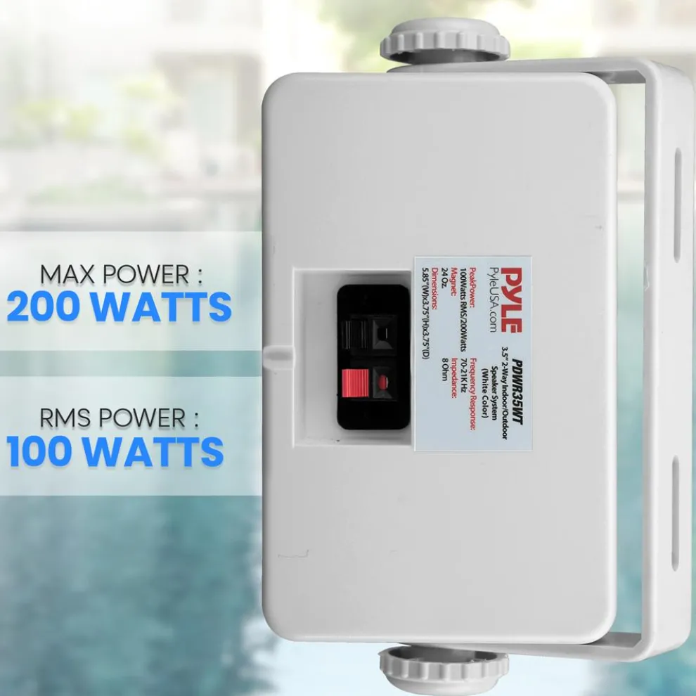 2-Way Indoor/Outdoor Speaker System