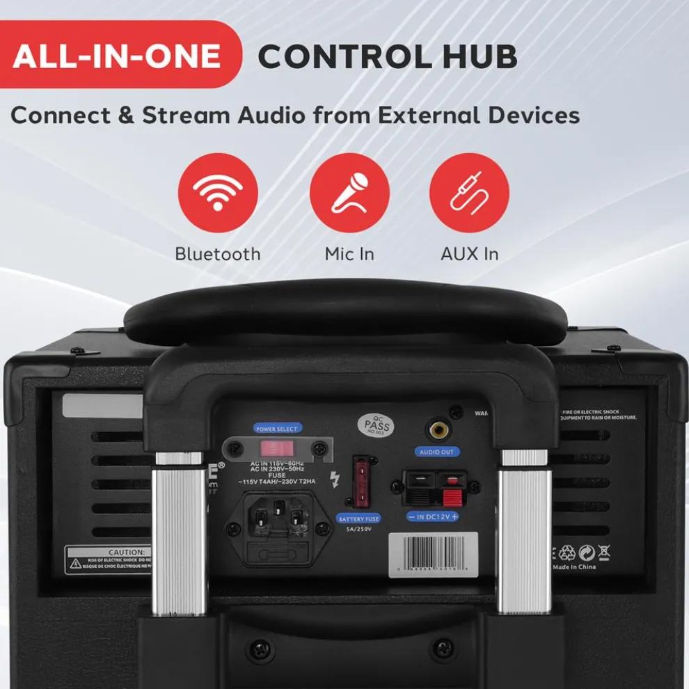 Wireless & Portable Bluetooth Pa Speaker