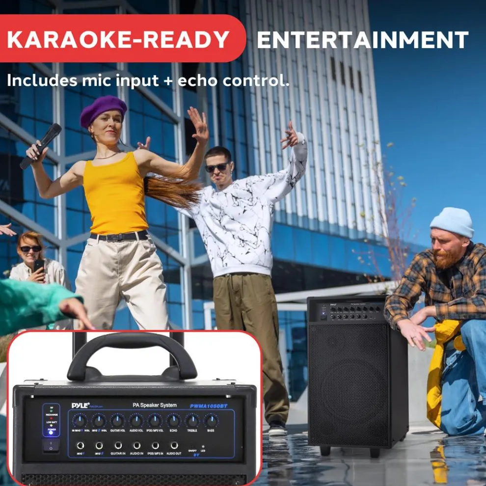 Wireless & Portable Bluetooth Pa Speaker