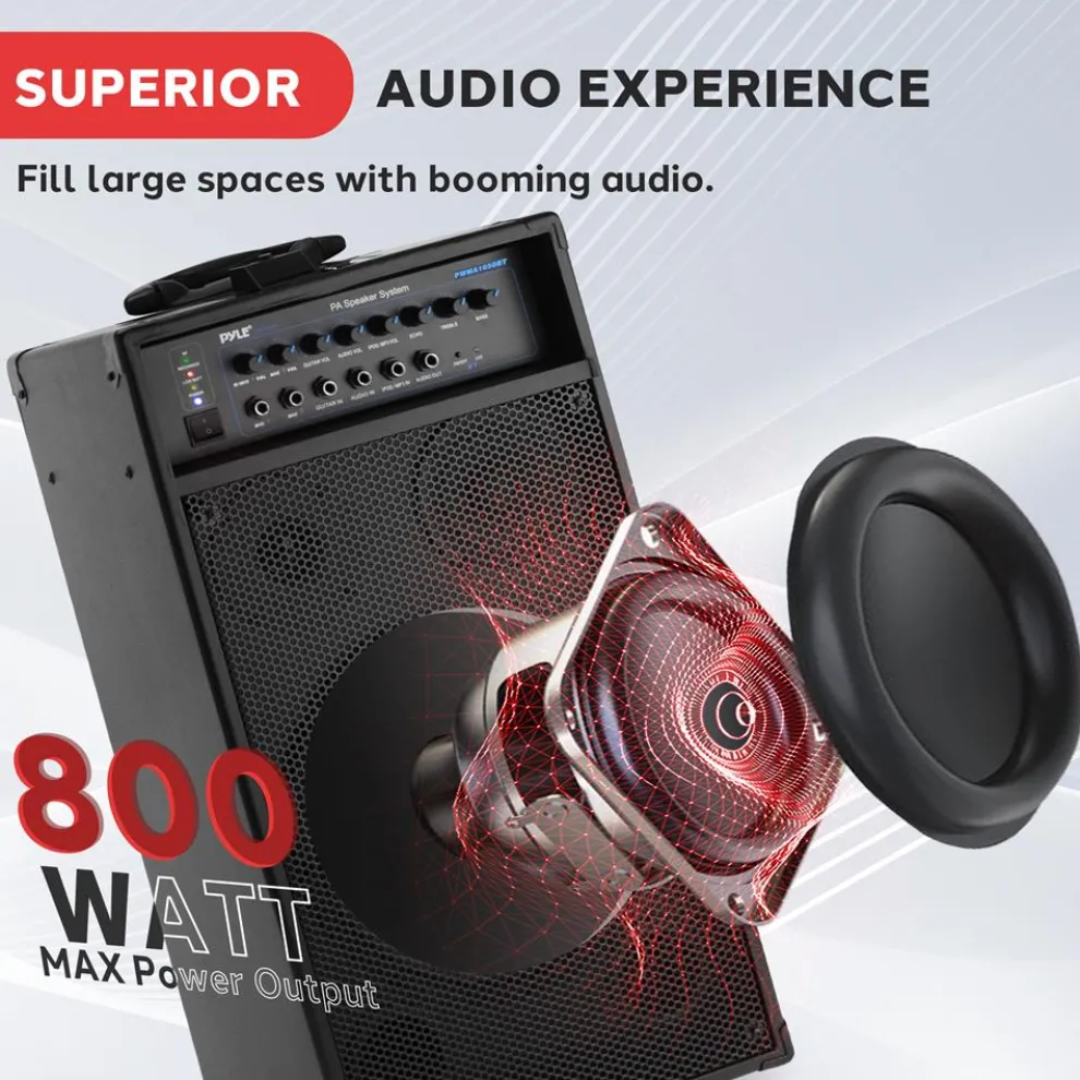 Wireless & Portable Bluetooth Pa Speaker