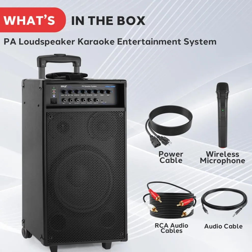 Wireless & Portable Bluetooth Pa Speaker