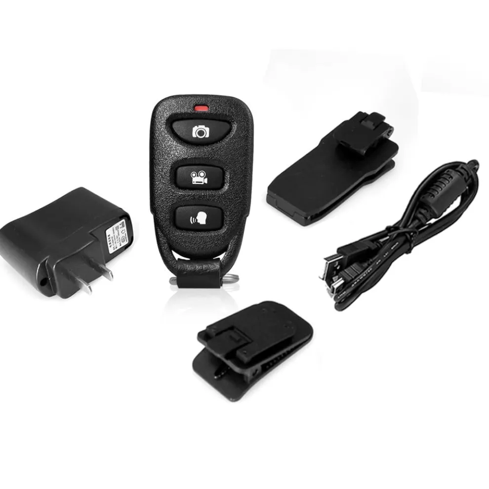 Wireless Body Camera, HD Video, Night Vision, 16GB Memory, Water Resistant