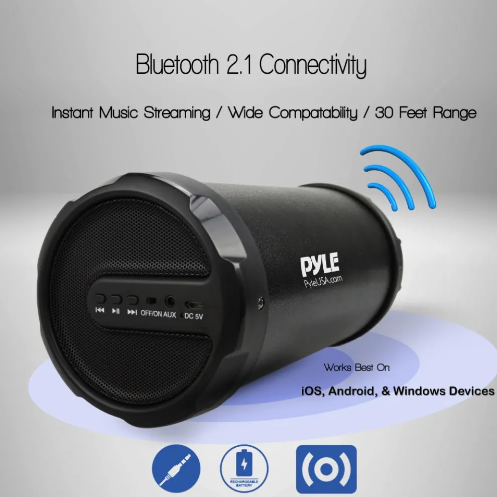 Wireless Boombox Tube Speaker System