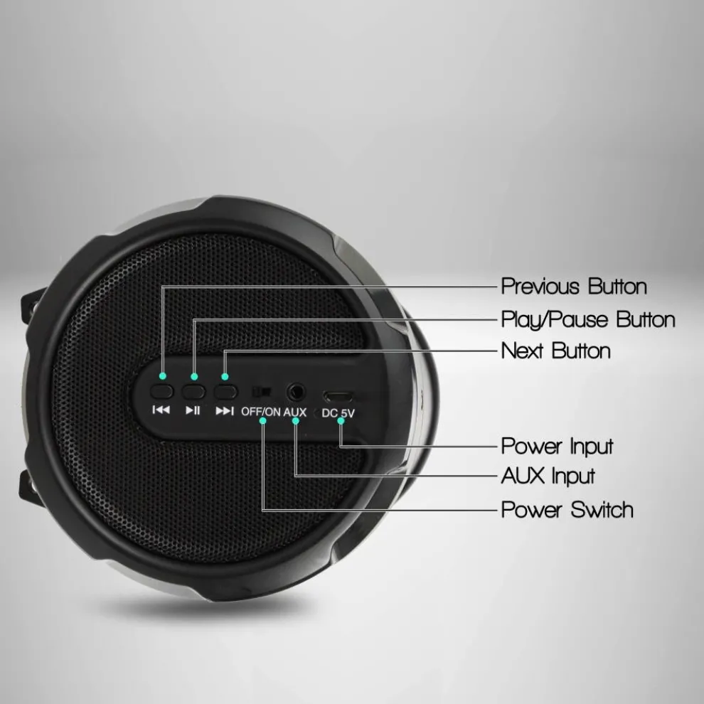Wireless Boombox Tube Speaker System