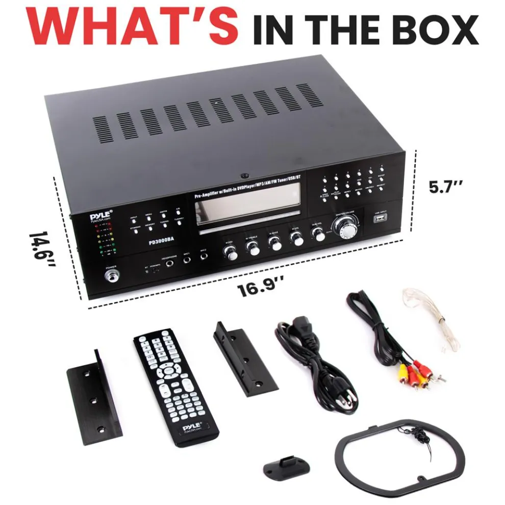 Wireless Bt Home Theater Amplifier Recei