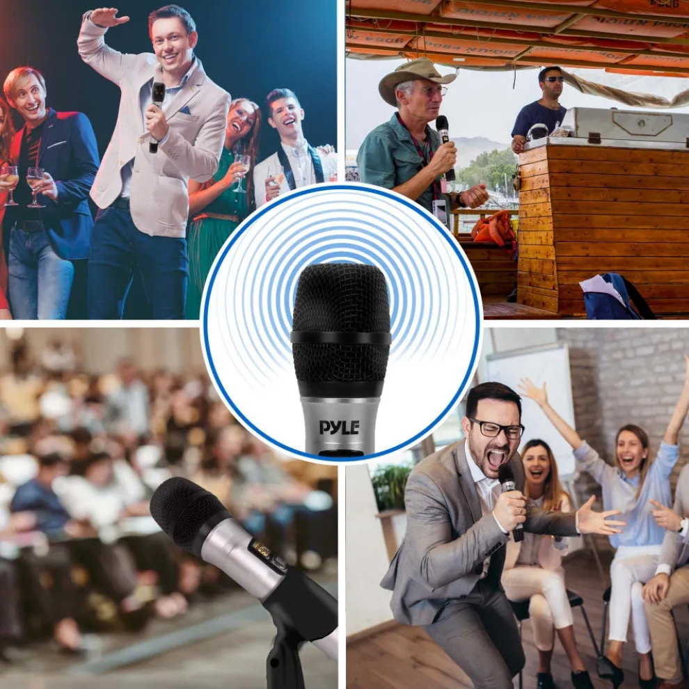 Wireless Microphone System - Crisp Audio - UHF Band - Battery Operated