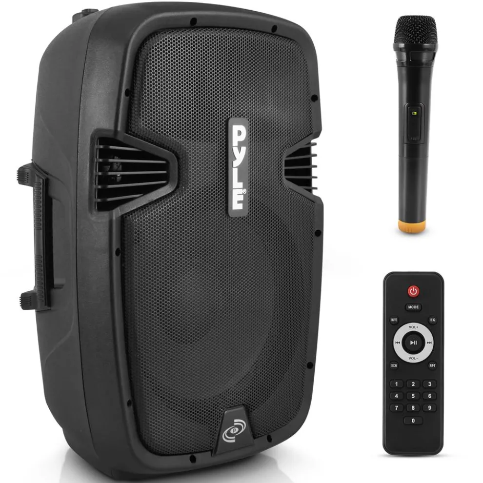 Wireless Portable PA Speaker 1000W Bluetooth 12" Subwoofer Waterproof