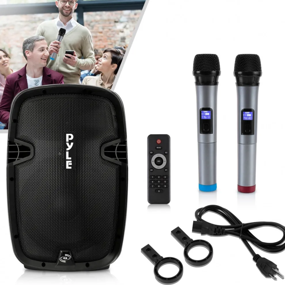 Wireless Portable PA Speaker 1000W Bluetooth 12